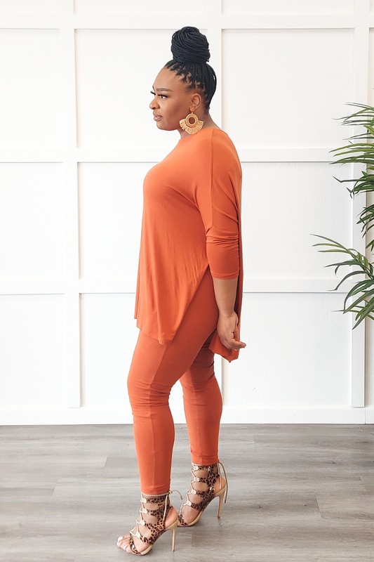 Claudia Tunic and High Waist Legging - 2PC Set (RESTOCK)