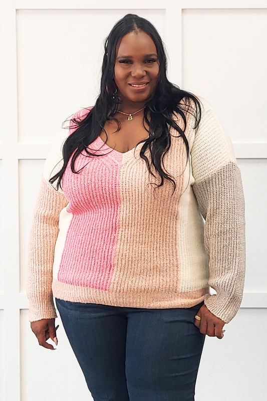 Coria Colorblock Sweater