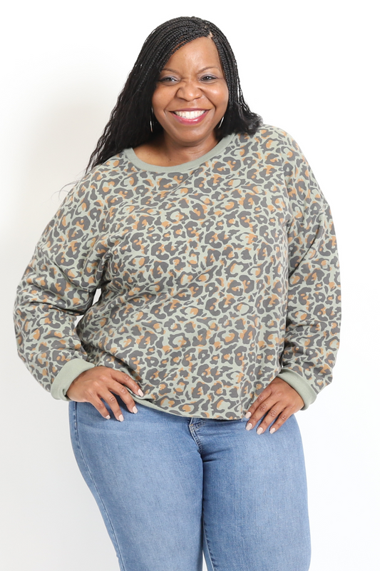 Kendra Leopard Sweatshirt