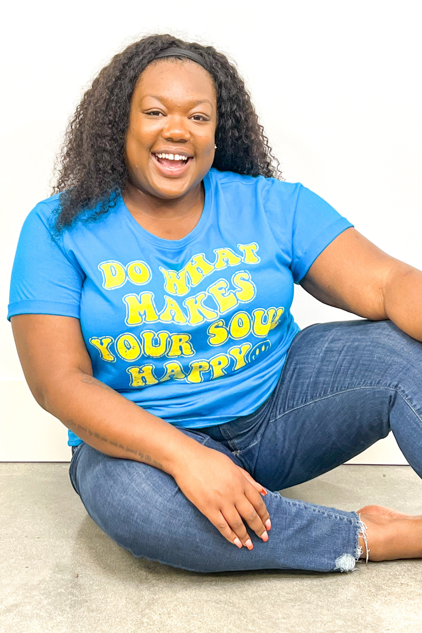 $5 DEAL - Brianna Do What Makes Soul Happy Tee